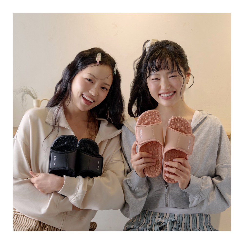 밸롭 칼로링 지압슬리퍼 발 아치 실내 사무실 실내화 지압슬리퍼
