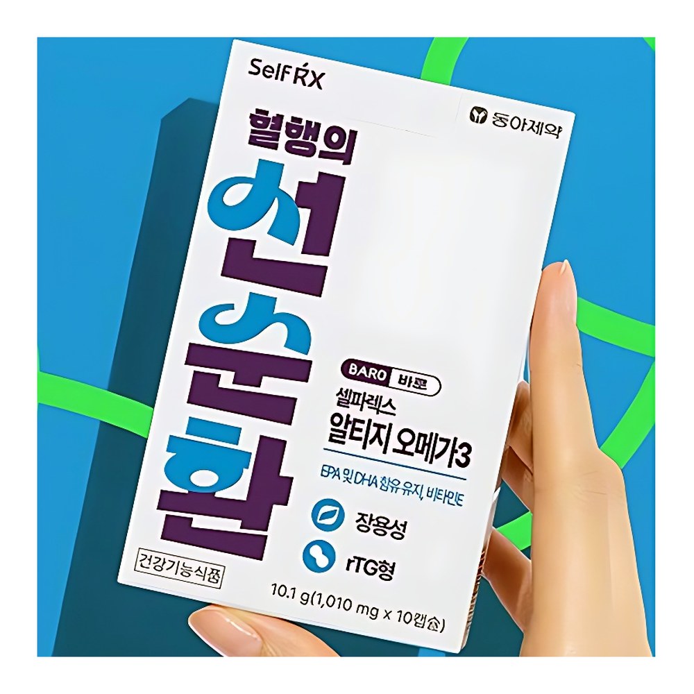 동아제약 셀파렉스 바로 알티지 오메가3, 1010mg, 10캡슐, 10박스