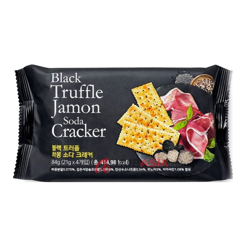 블랙 트러플 하몽 소다 크래커, 84g, 6팩