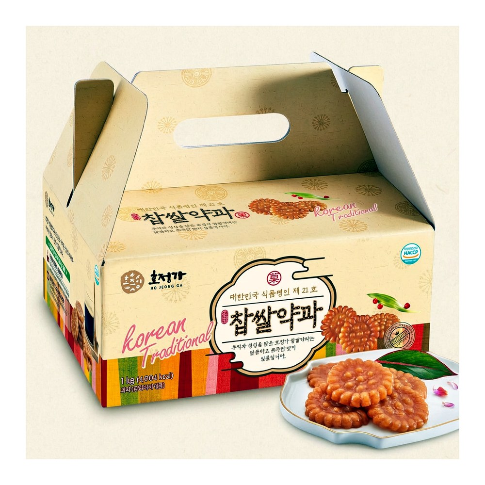 호정가 찹쌀약과 세트, 1kg, 1박스