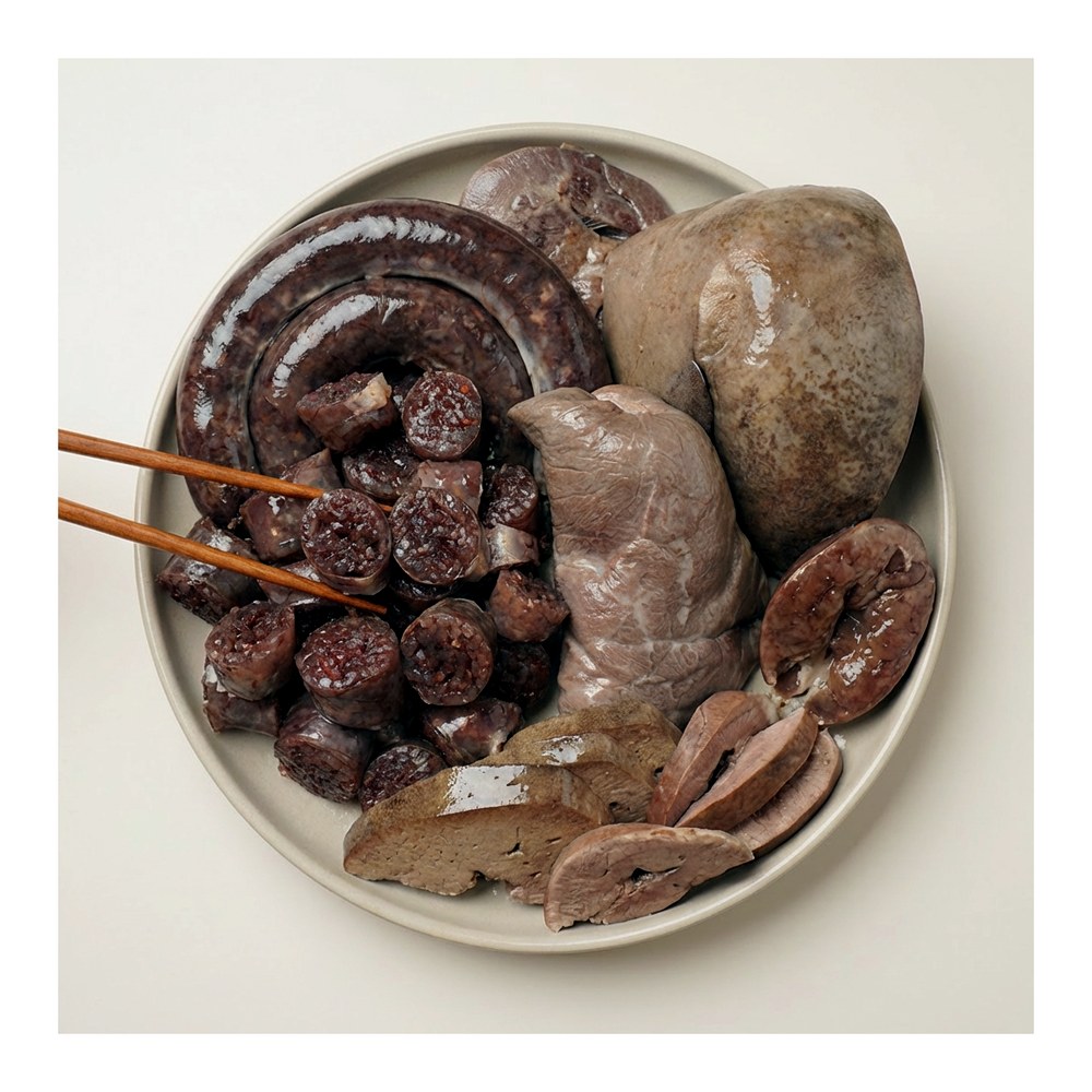 맛팜 옛고을 찰순대, 400g, 1개 + 푸짐한 내장 모둠, 500g, 1개 찰순대 내장모둠
