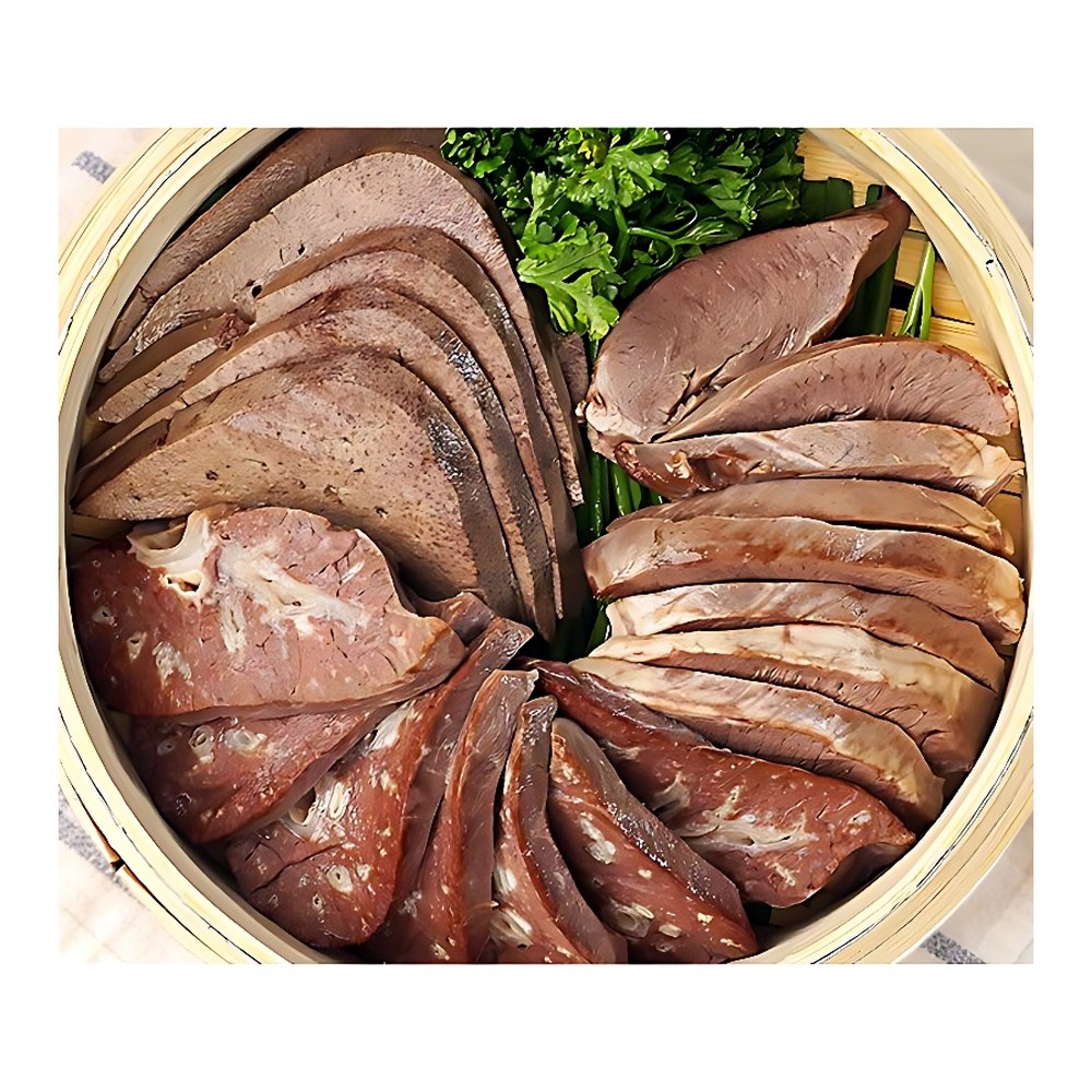 맛팜 옛고을 찰순대, 400g, 1개 + 푸짐한 내장 모둠, 500g, 1개