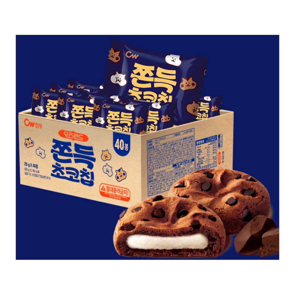 청우 쫀득초코칩, 800g, 1개
