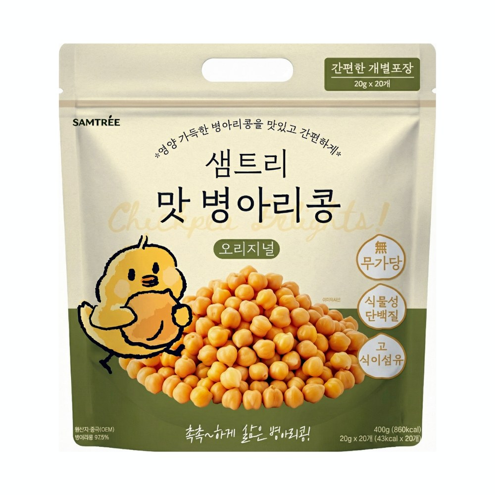 샘트리 맛 병아리콩 오리지널, 400g, 1개