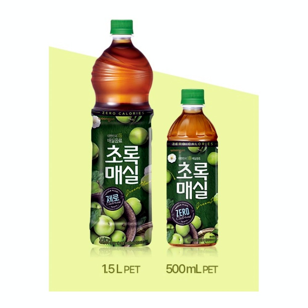초록매실 스파클링 제로, 350ml, 20개