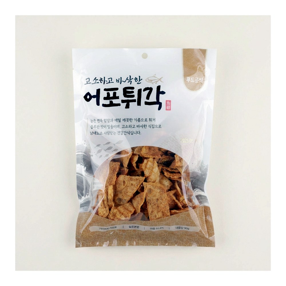 푸드공식 오리지널 어포튀각, 90g, 4개