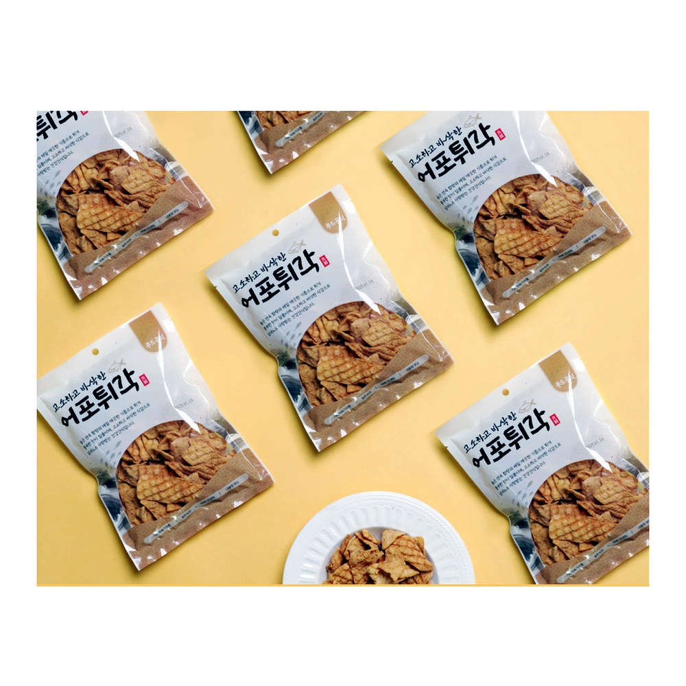 푸드공식 오리지널 어포튀각, 90g, 4개