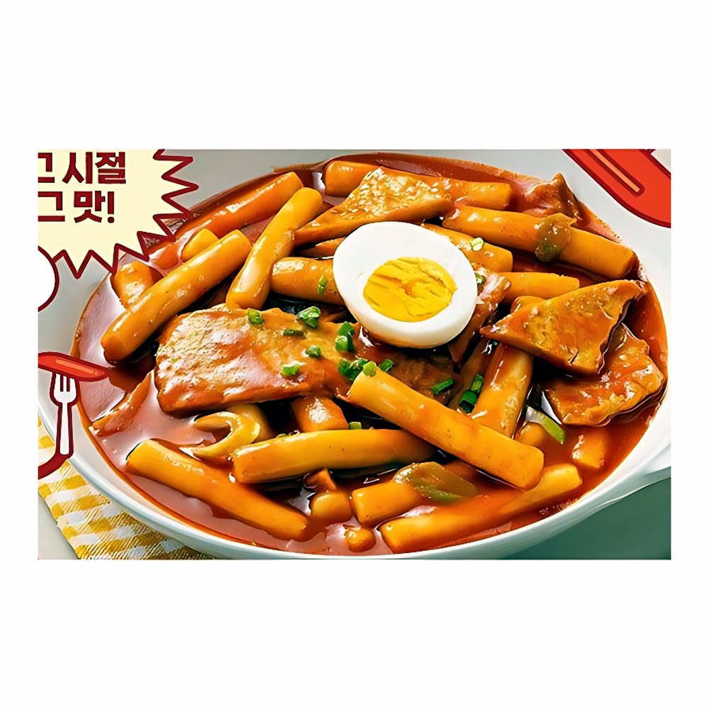 순삭 떡볶이, 보통맛, 200g, 5팩