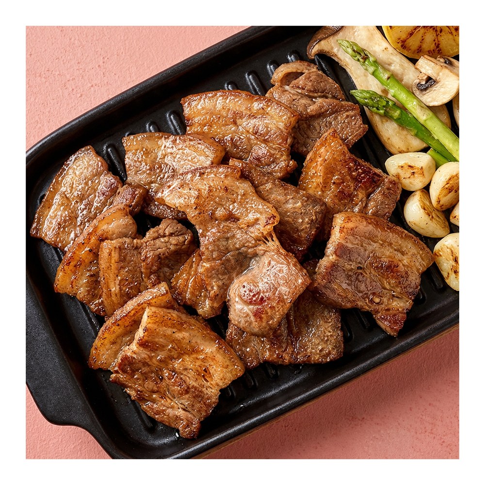 해담별 제주 흑돼지 왕구이, 1.2kg, 2개