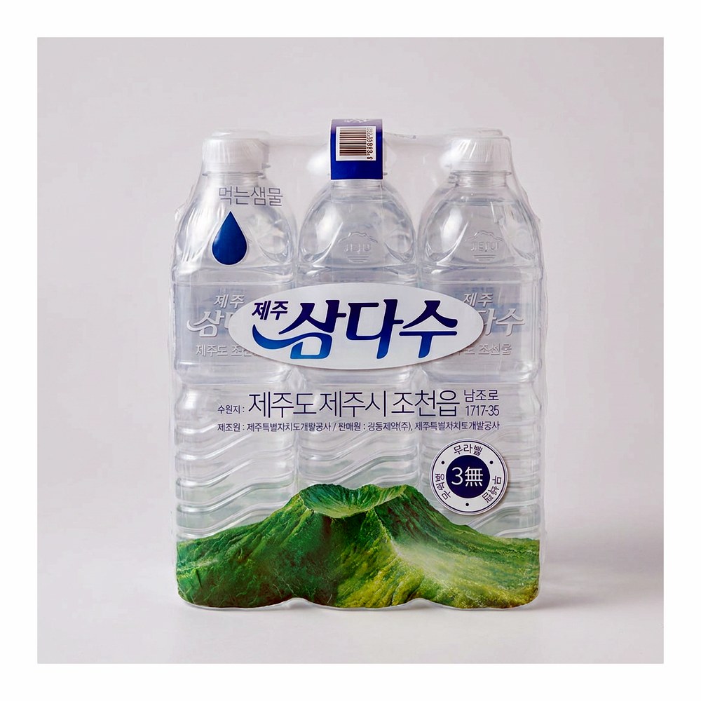 제주 삼다수, 라벨 랜덤, 2L, 12병