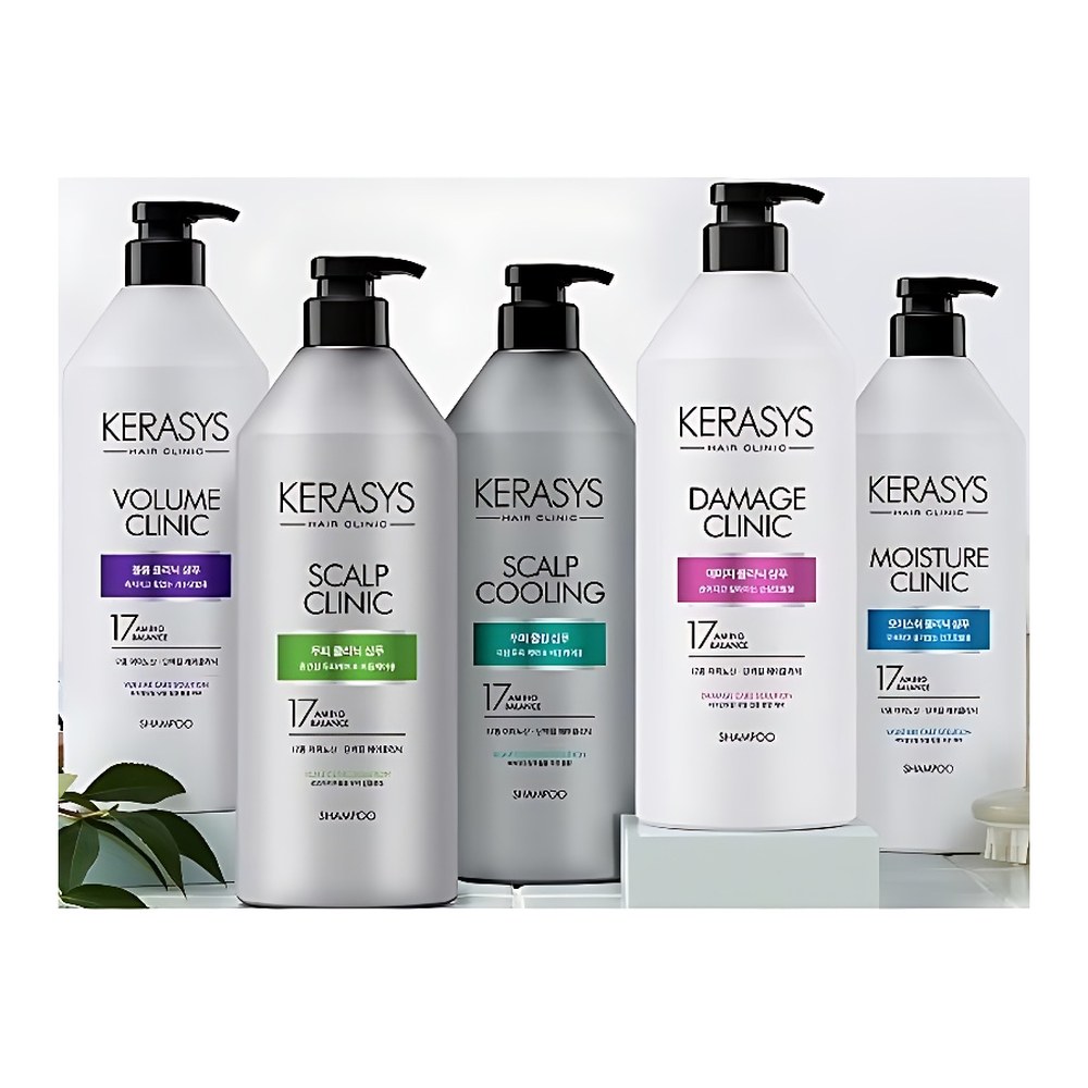 케라시스 두피 비듬케어 딥클린 쿨링 단백질 샴푸, 980ml, 3개