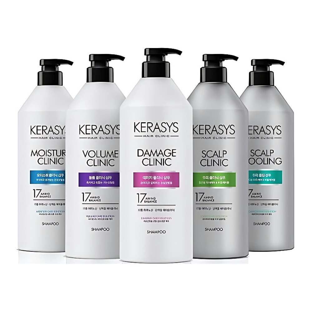 케라시스 두피 비듬케어 딥클린 쿨링 단백질 샴푸, 980ml, 3개