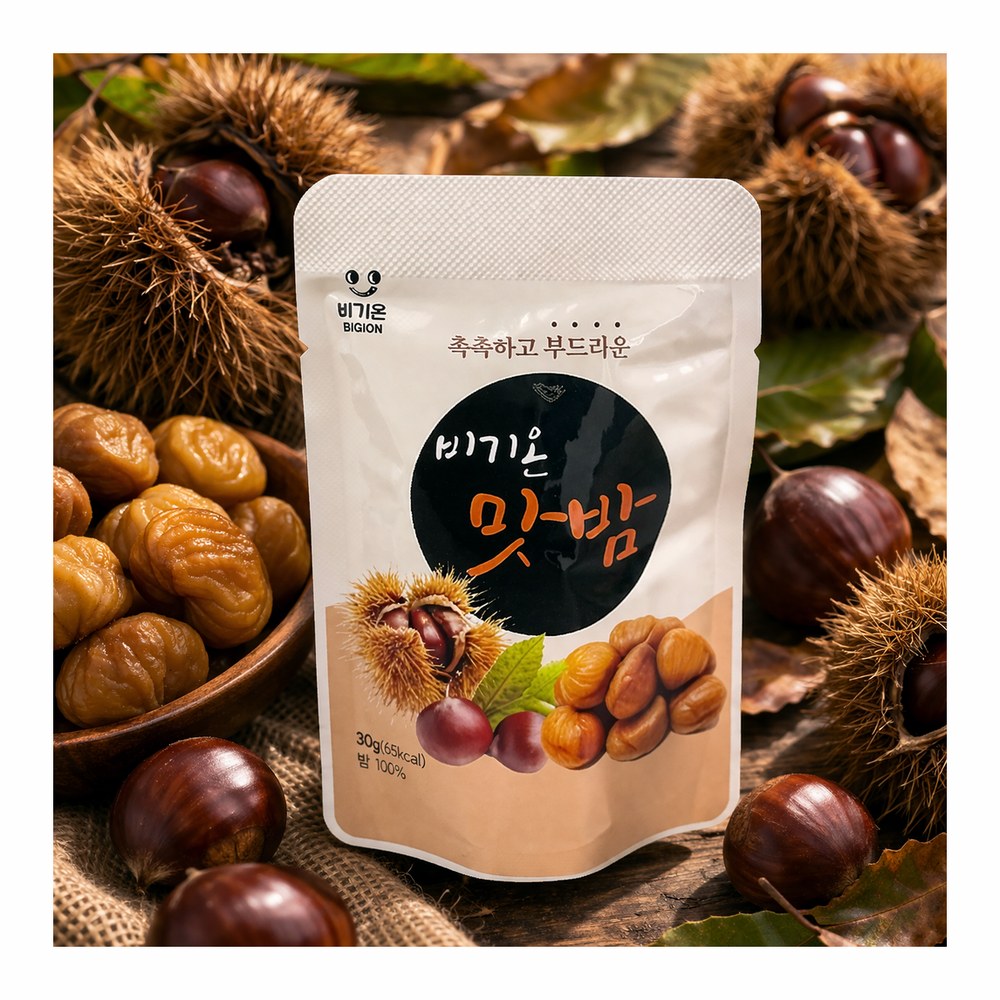 비기온 맛밤, 30g, 15개