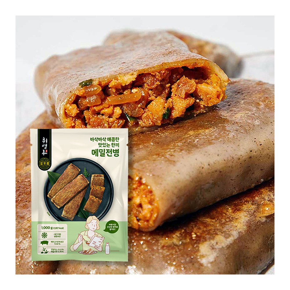 취영루 바삭바삭 매콤한 맛있는 한끼 메밀전병, 1kg, 1개
