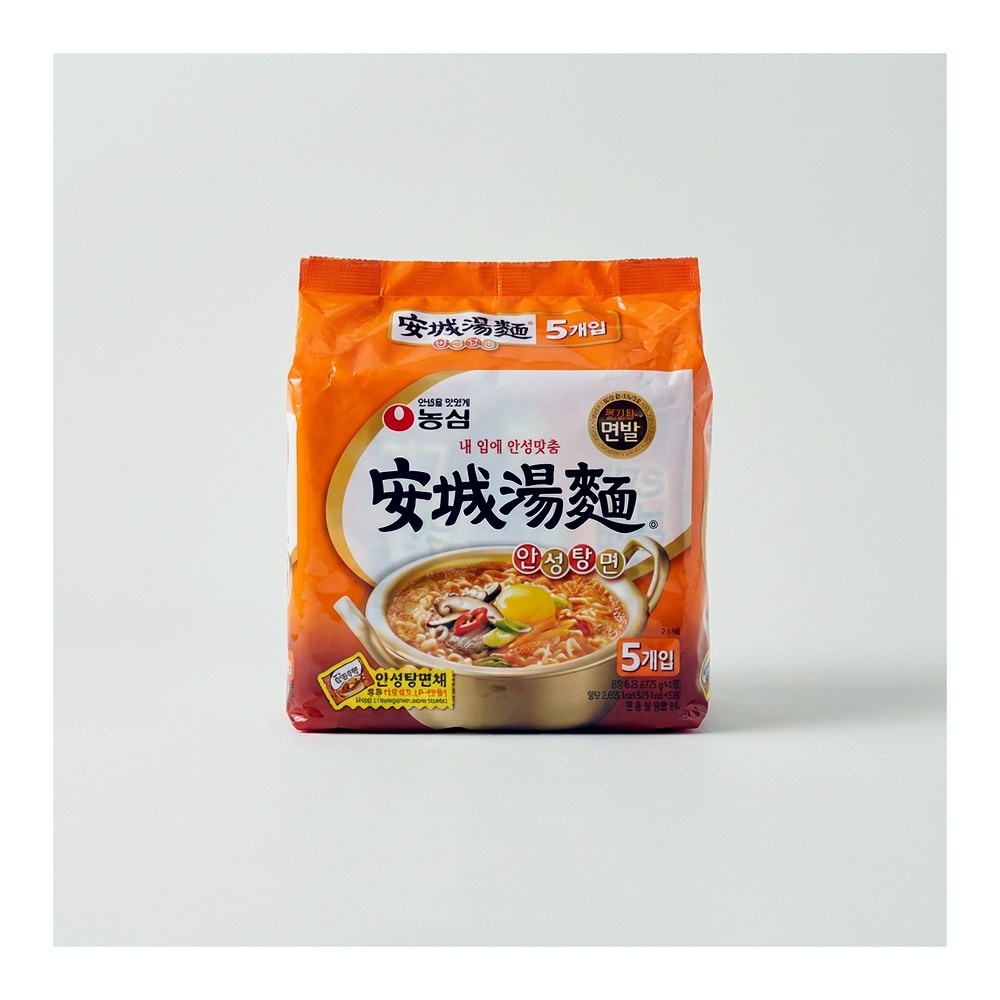 농심 안성탕면, 125g, 20개
