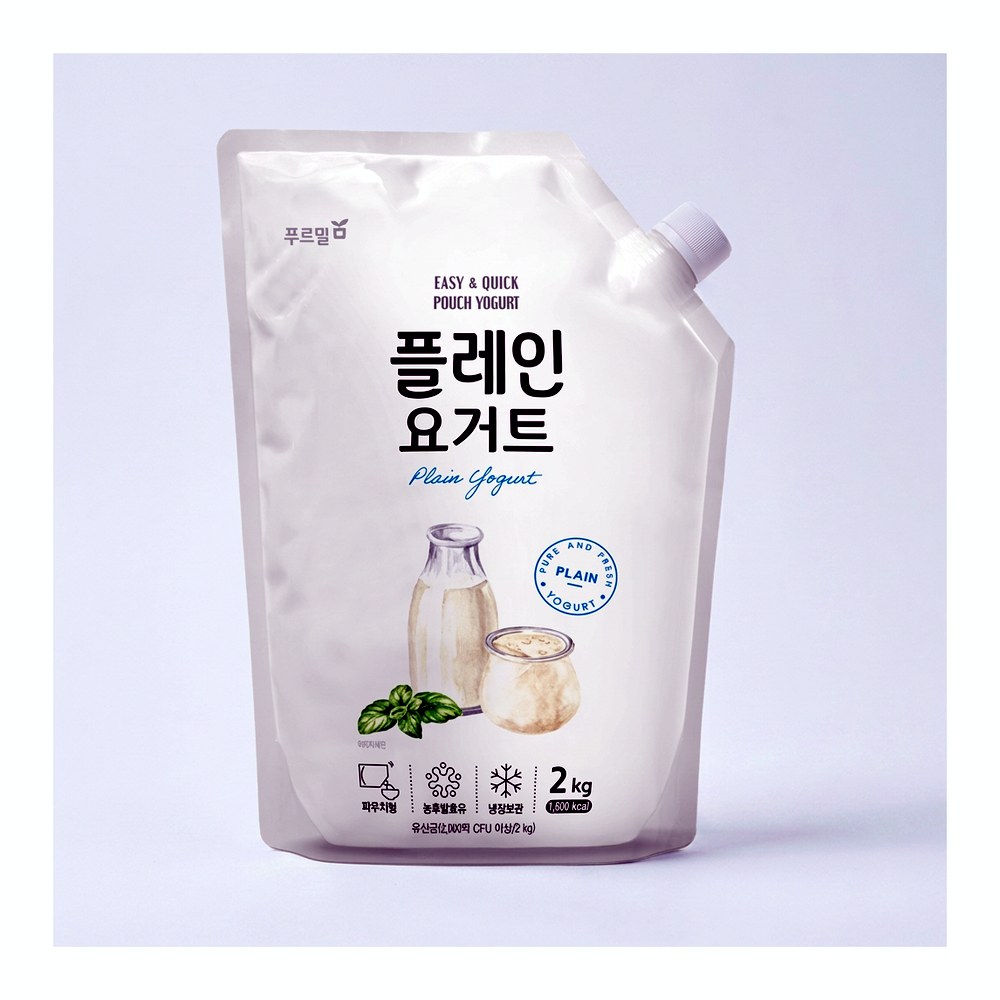 푸르밀 플레인 요거트, 2kg, 1개