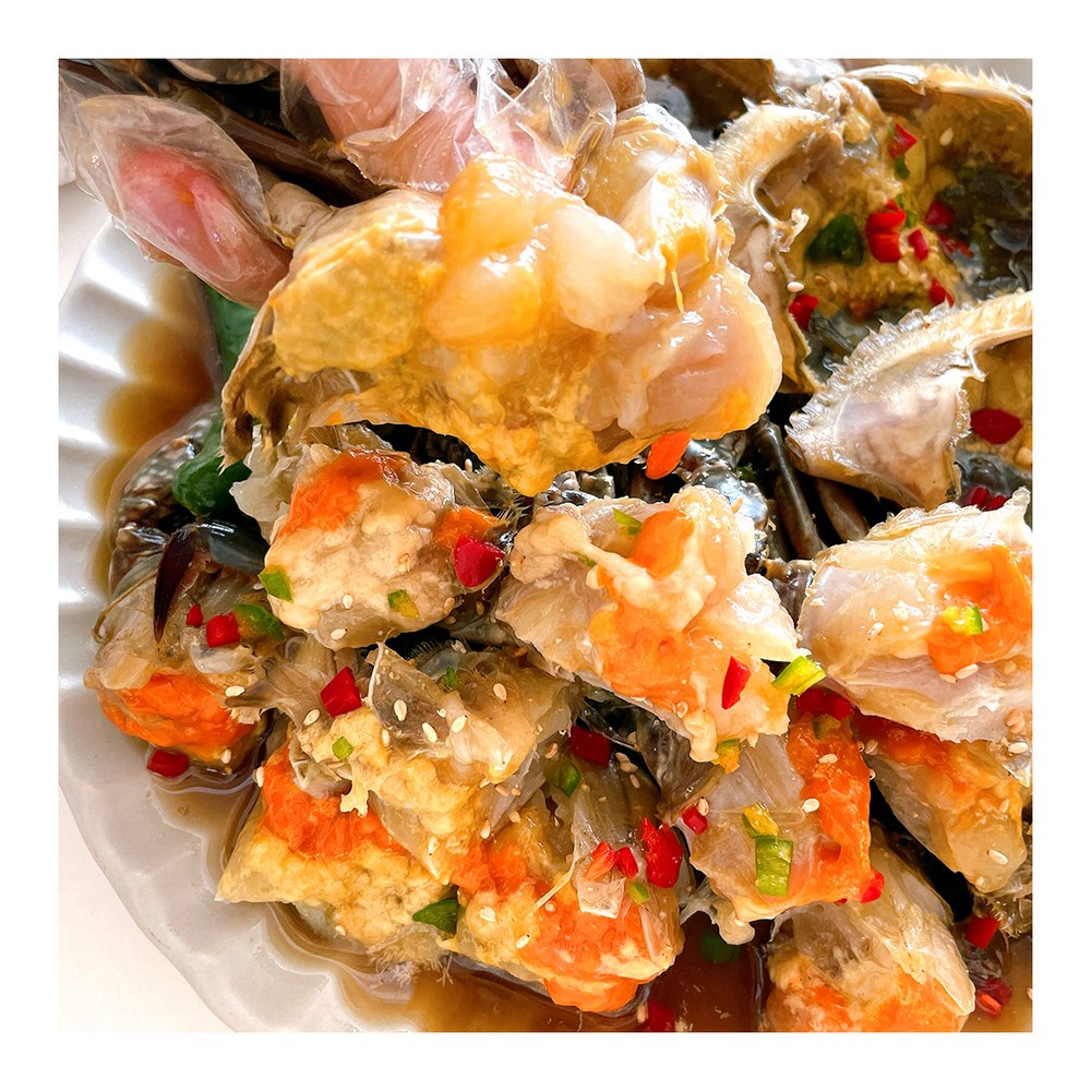 국내산 연평도 알배기 암꽃게장, 2kg, 1개