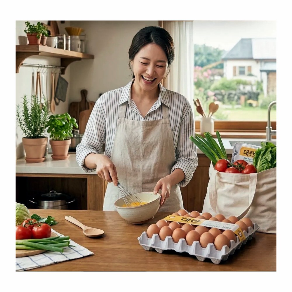 양계장사람들 무항생제 계란, 대란, 60구, 1개