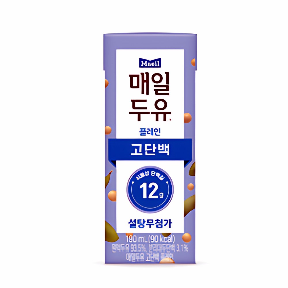 매일두유 고단백 검은콩, 190ml, 48개