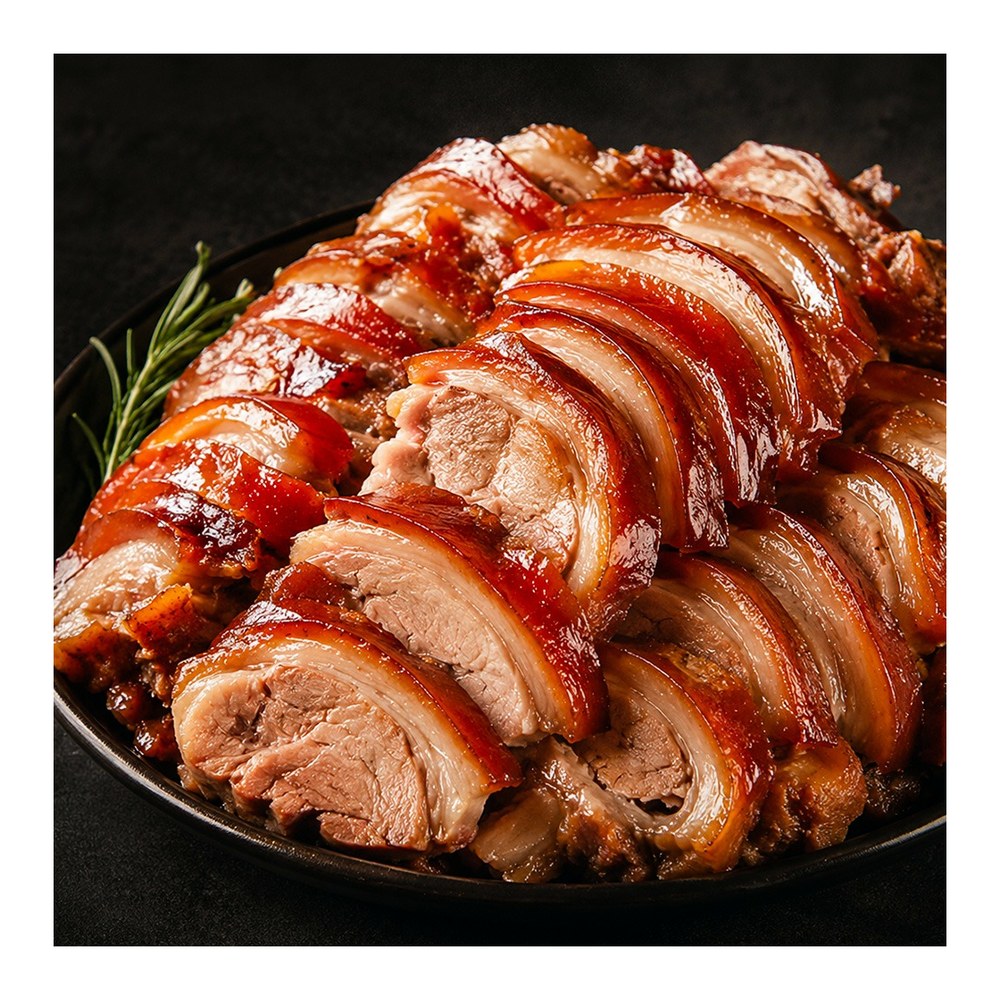 뼈 없는 수비드 순살 통족발, 650g, 2개