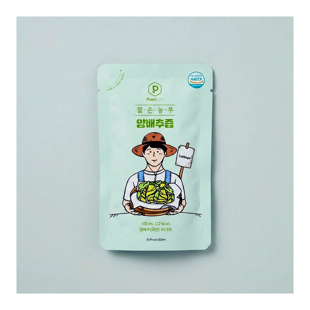 푸릇담 젊은농부 양배추즙, 100ml, 30팩