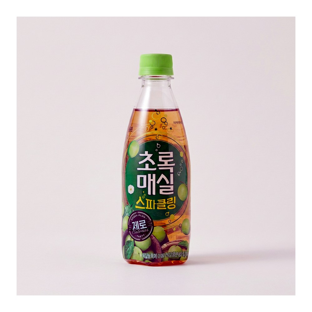 초록매실 스파클링 제로, 350ml, 20개 초록매실 스파클링 제로