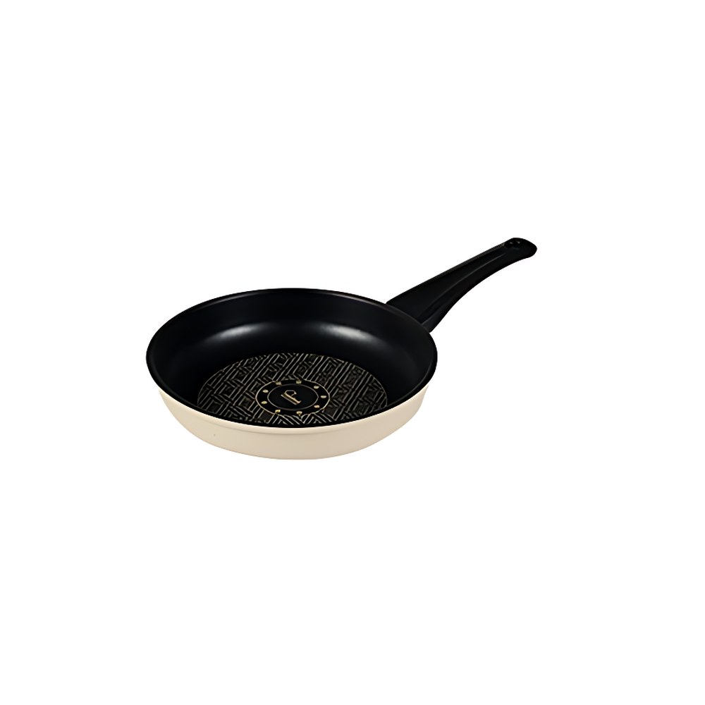 콕스타 아델라 IH 인덕션 겸용 티타늄 코팅 주물 깊은후라이팬, 내추럴, 24cm, 1개