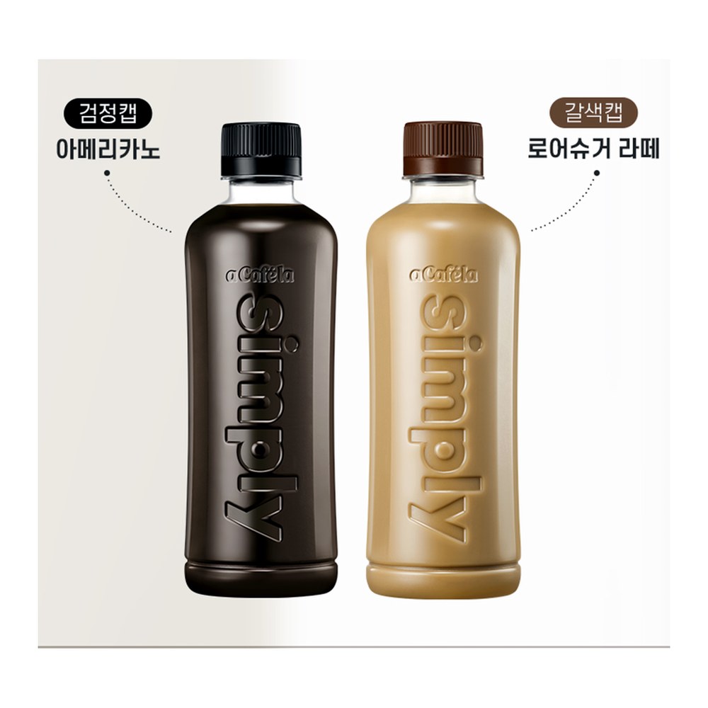 빙그레 아카페라 심플리, 디카페인 아메리카노, 400ml, 20개