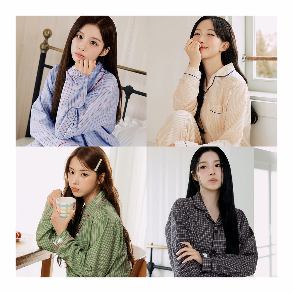 [엔믹스 PICK] 도씨 26FW 긴팔 카라 커플 잠옷 세트 남녀공용 홈웨어 27종