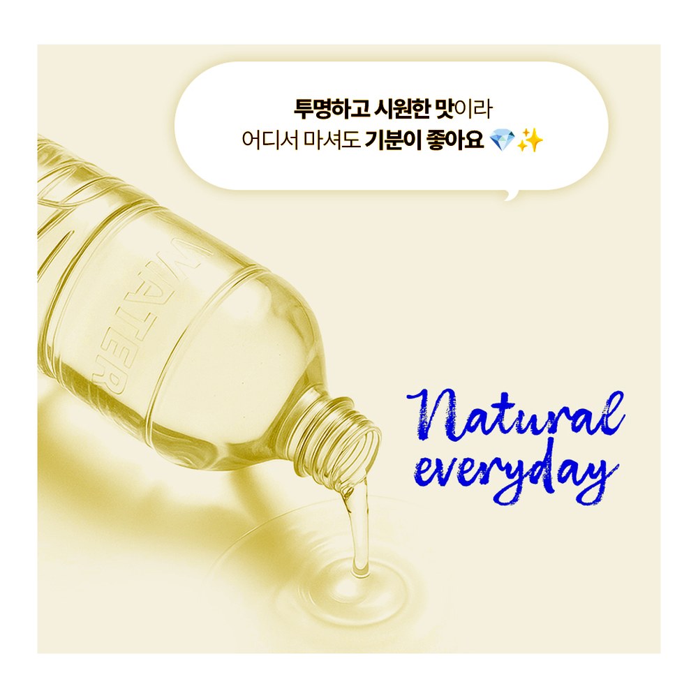 에브리워터 무라벨 생수, 2L, 24개
