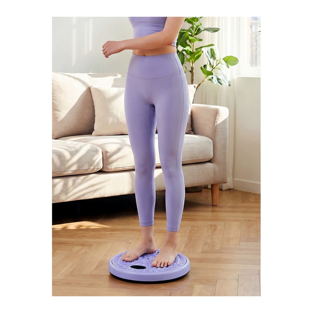 뱃살안녕 발지압 스텝보드, 퍼플, 35cm, 1개