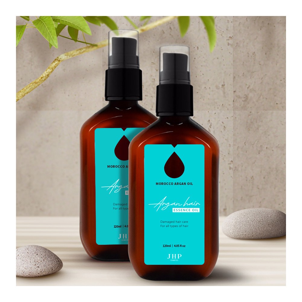 JHP 아르간 헤어 에센스 오일, 120ml, 2개