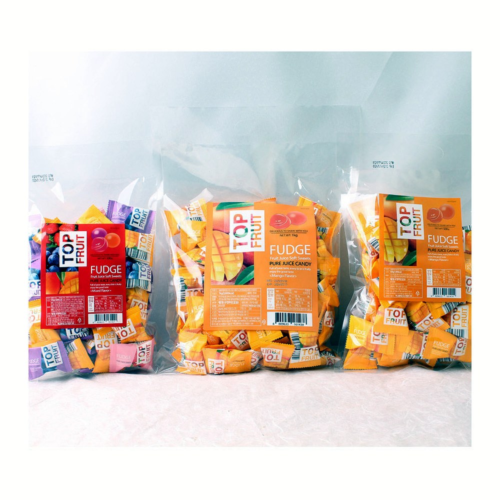 탑프룻 망고젤리, 망고맛, 320g, 3개