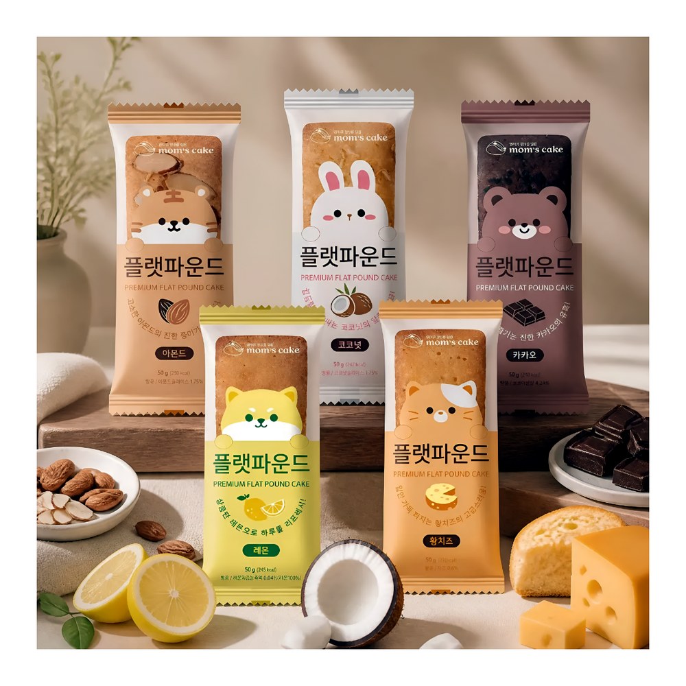 맘스케이크 플랫파운드, 혼합, 50g, 20개