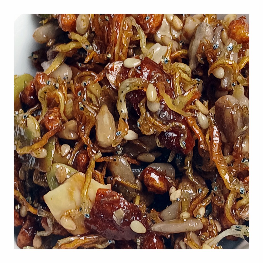 달콤버무린 멸치넛츠, 잔지리 100g 1개 + 가이리 100g 1개, 2개
