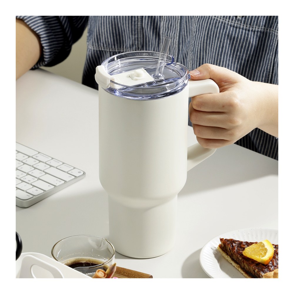 네오플램 스텐 304 이중 보온보냉 대용량 텀블러 900ml 그린