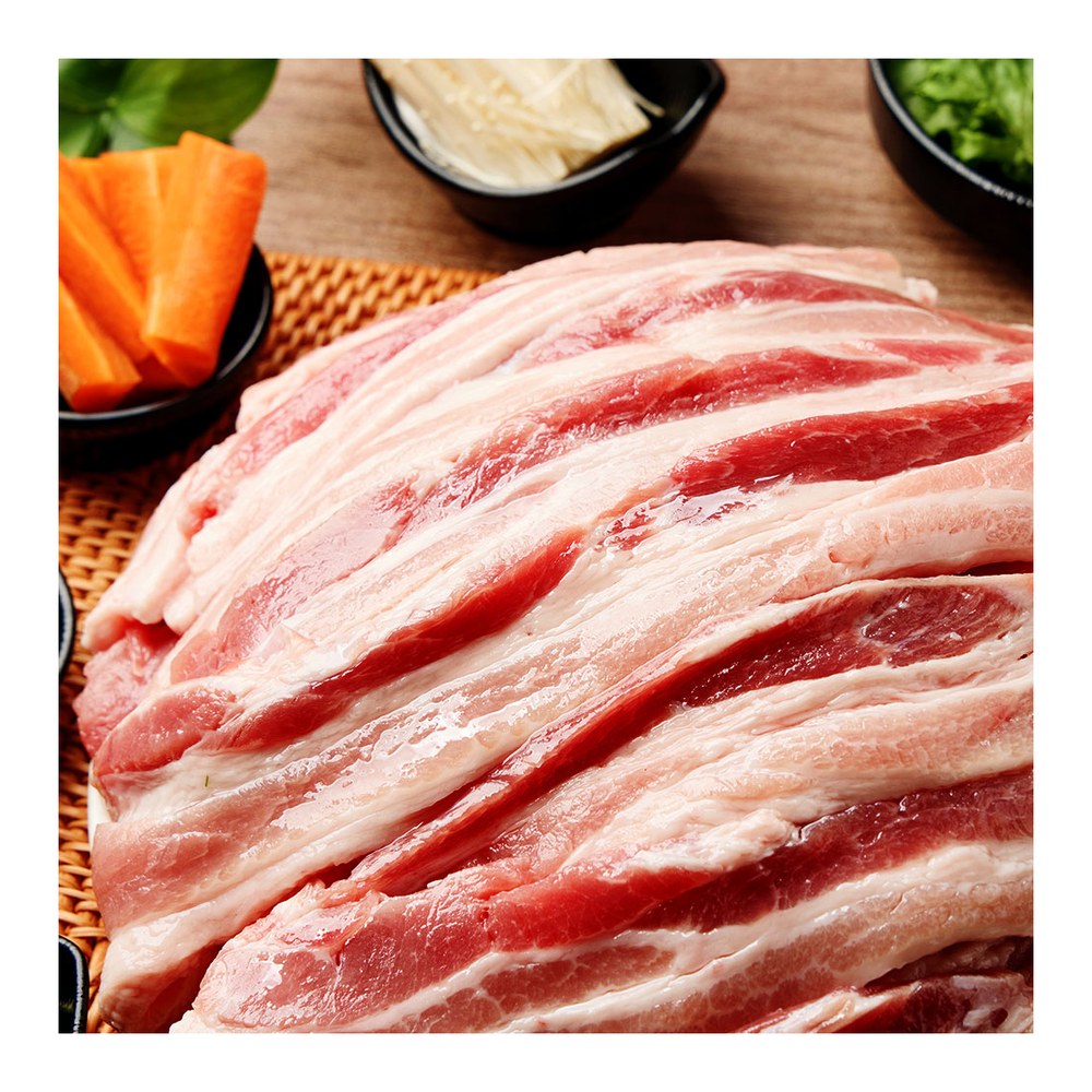 대용량 삼겹살, 1kg, 3팩