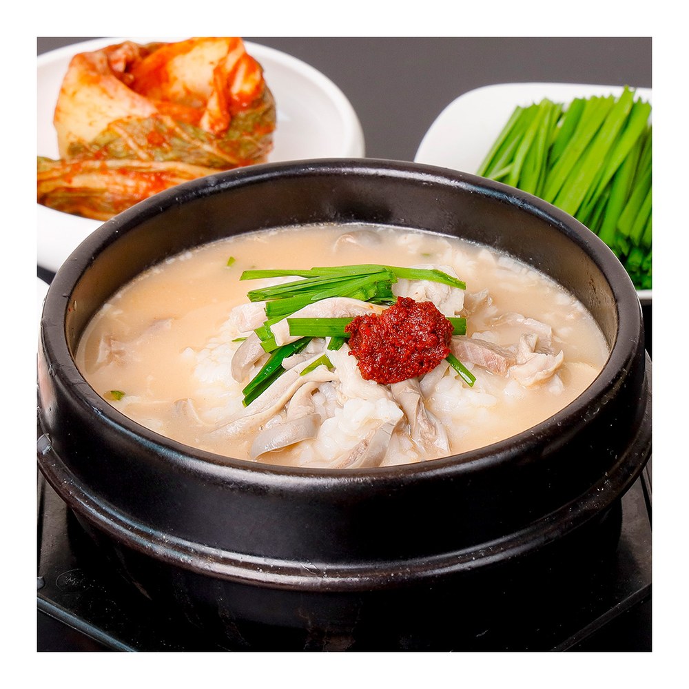 바른 돼지국밥, 500g, 5개