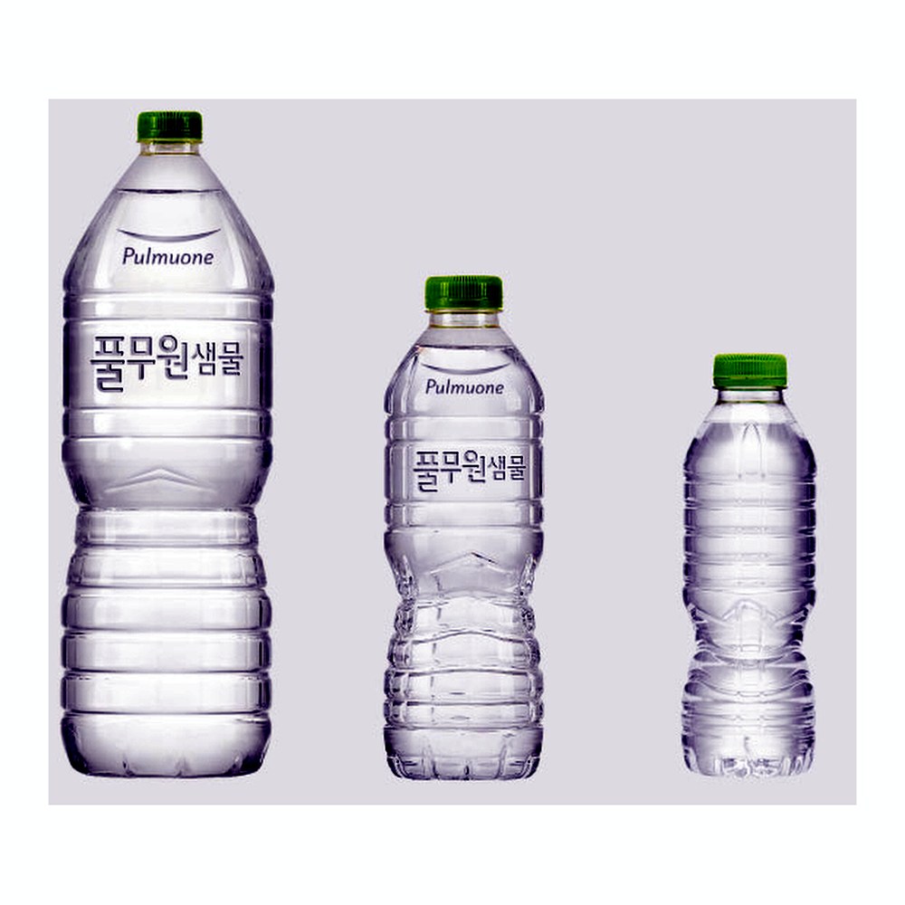 풀무원 샘물 생수, 무라벨, 2L, 12개