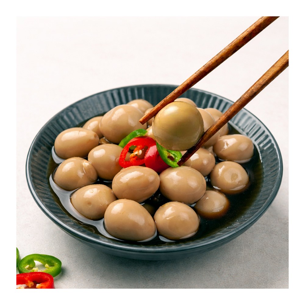 맛꾼 메추리알 장조림, 1kg, 2개