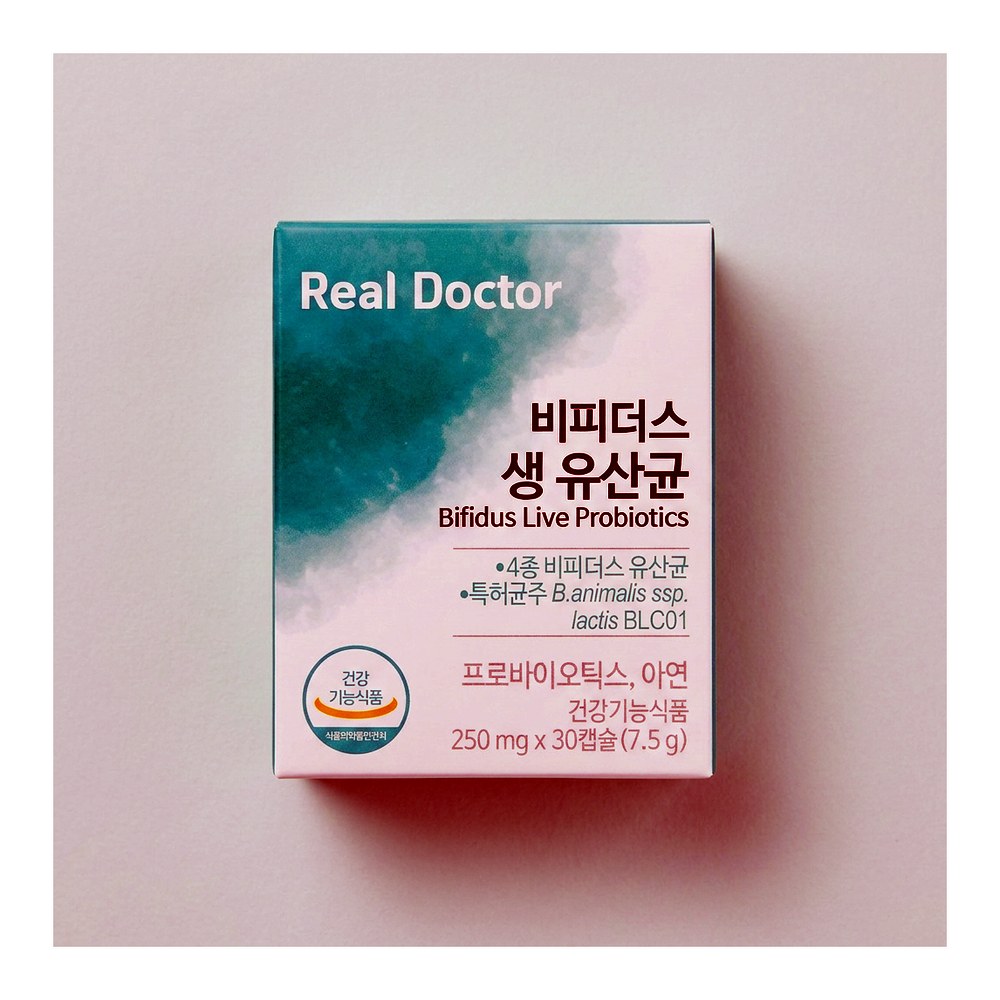 리얼닥터 비피더스 생 유산균, 30캡슐, 3개