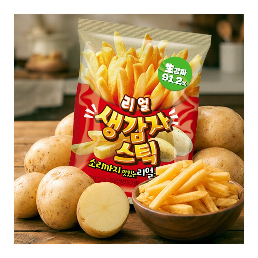 오즈랜드 리얼 생감자스틱, 20g, 18봉, 1박스