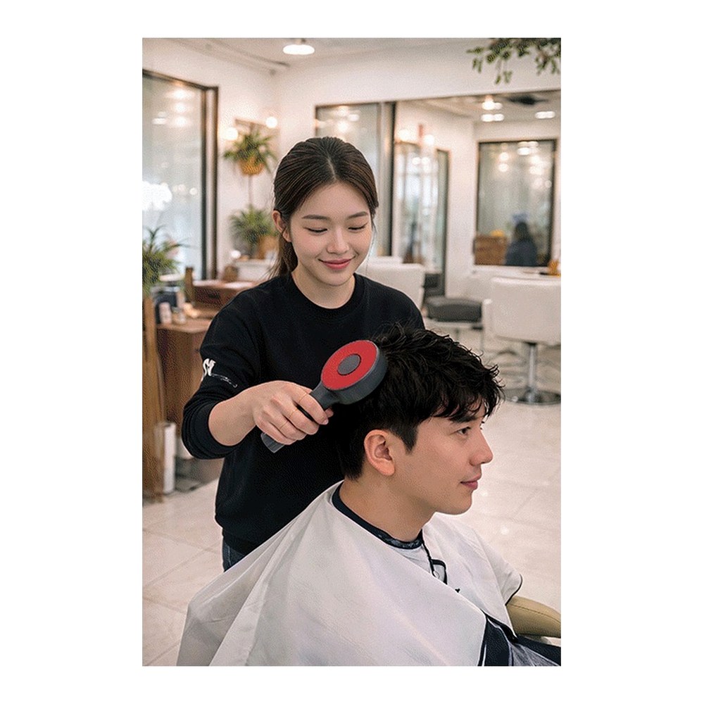 다모아 두피 브러쉬 마사지기, 1개