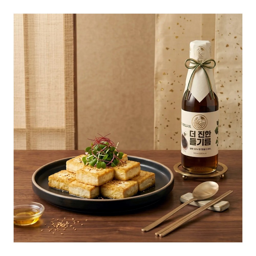 들녘 전통압착 더 진한 통참깨100퍼센트 참기름 + 통들깨100퍼센트 들기름, 350ml, 2병, 2세트