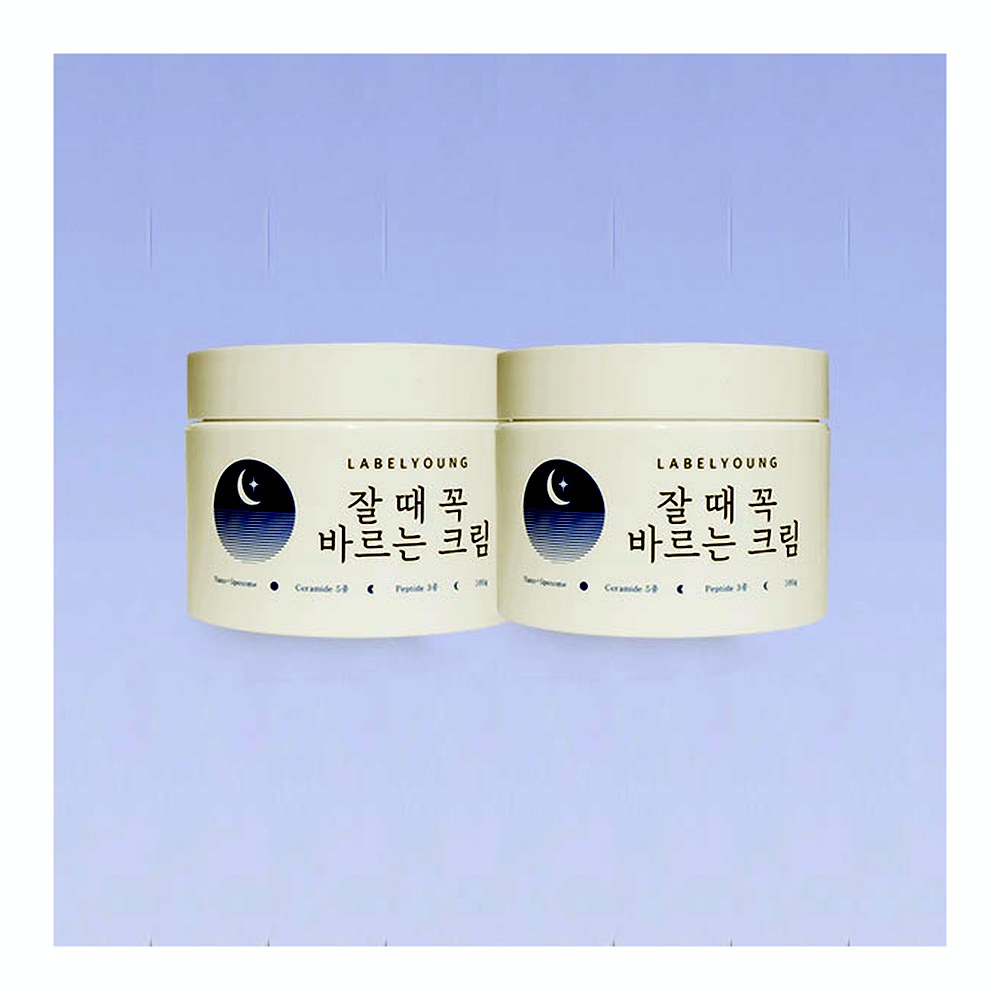 대용량 올인원 수면재생크림, 잘때 꼭 바르는 크림, 100g, 1+1 구성, 총 2개