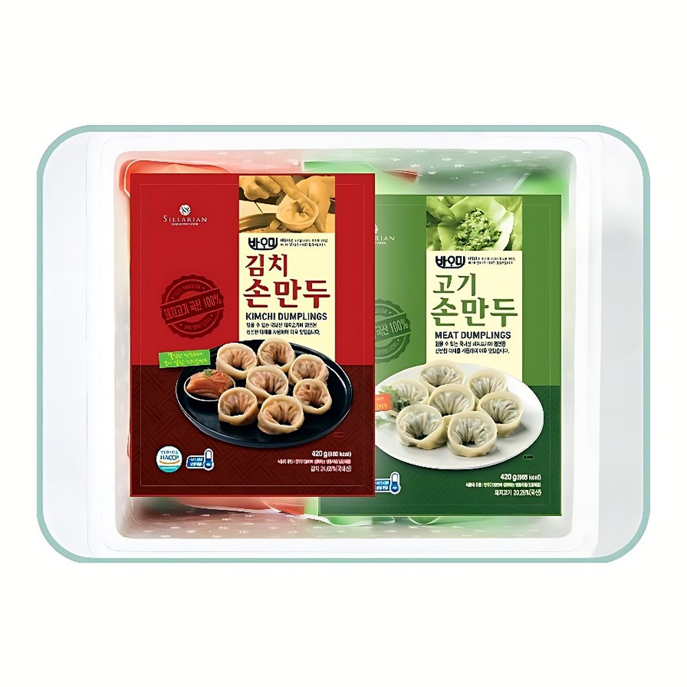 김설희 고기손만두, 420g, 2봉 + 김치손만두, 420g, 2봉