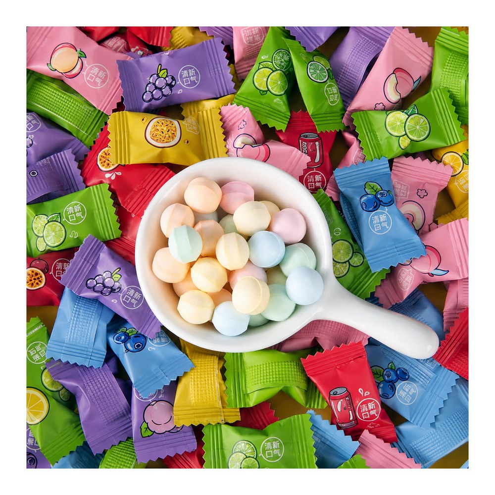 무설탕 비타민C 캔디, 12가지맛, 1kg, 1개 무설탕 비타민C캔디
