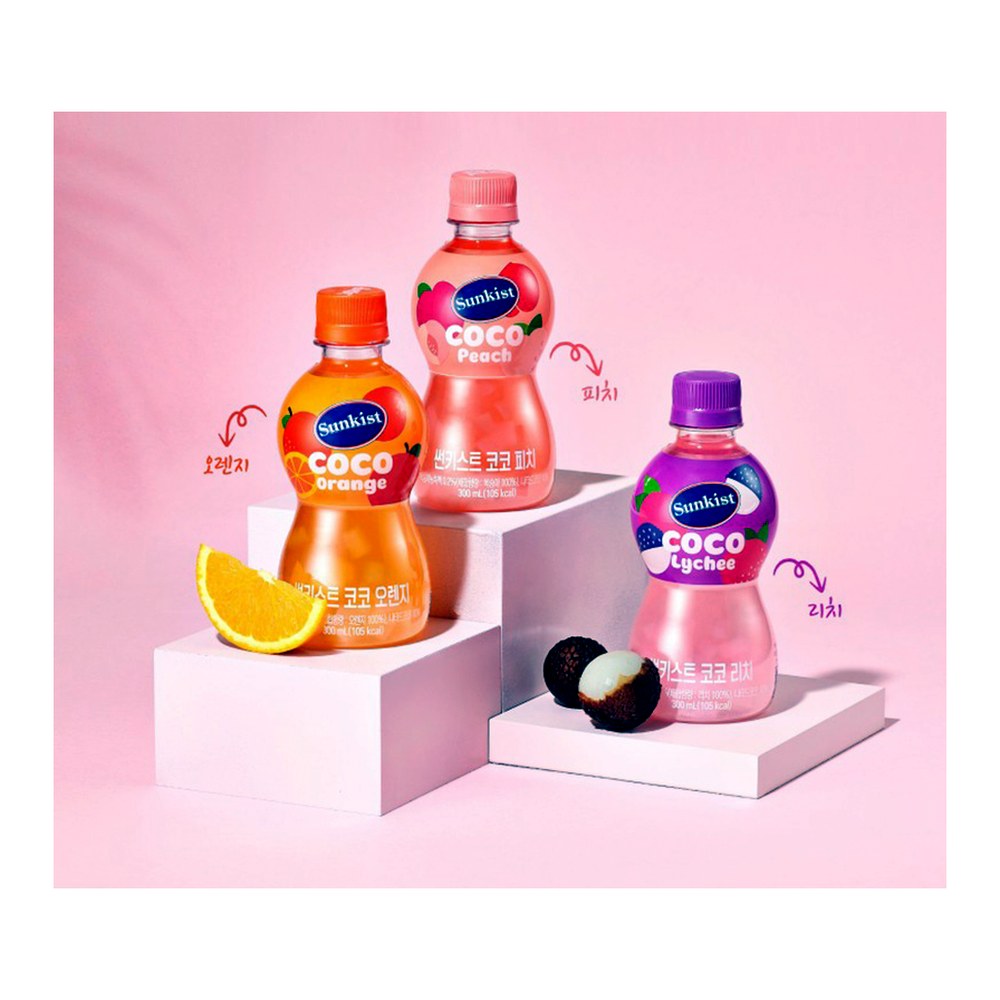 썬키스트 코코피치, 300ml, 20개