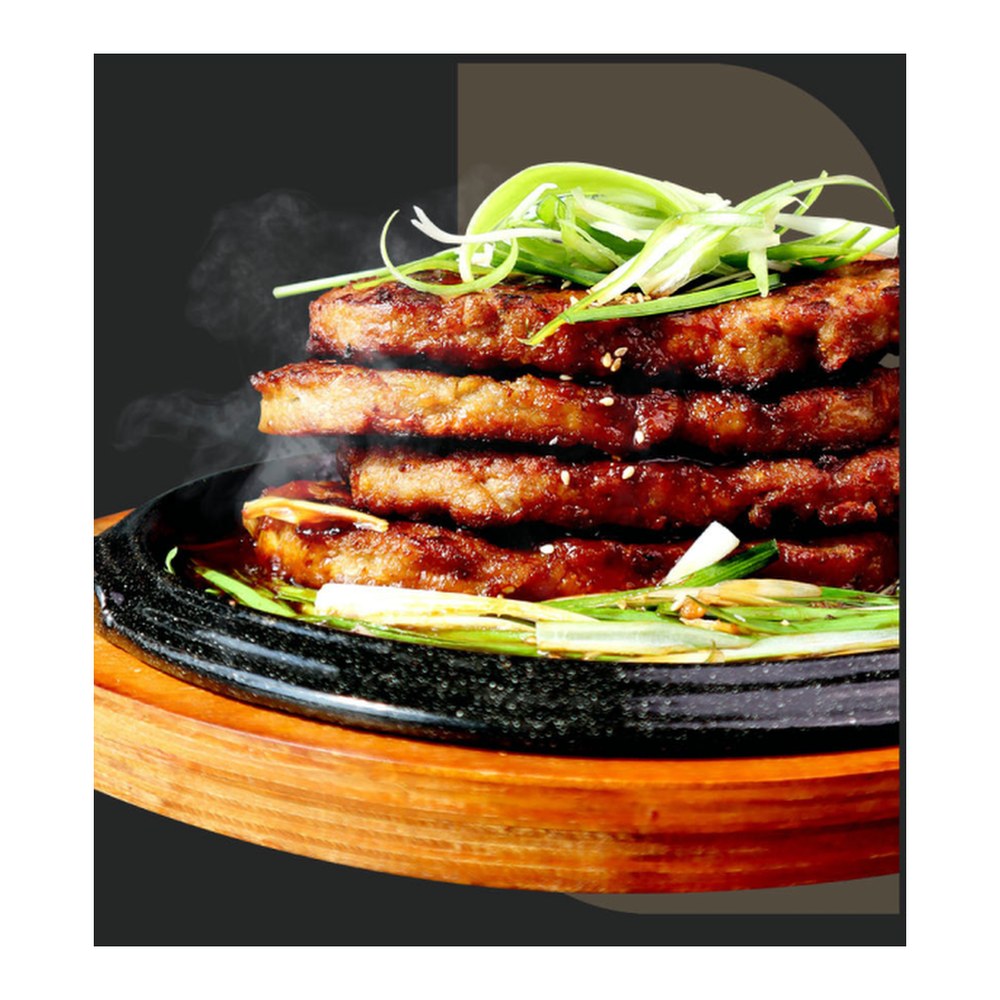 노랑 곱빼기 왕 떡갈비, 160g, 5봉