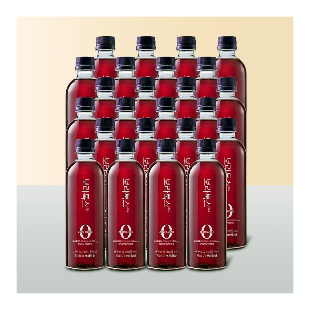 제로슈가 탄산음료와 다이어트 음료 비교, 500ml 24개 챙기는 법